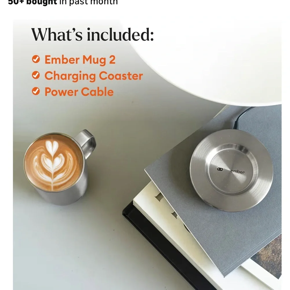 NWT Ember Stainless Steel Temperature Control Mug 10oz